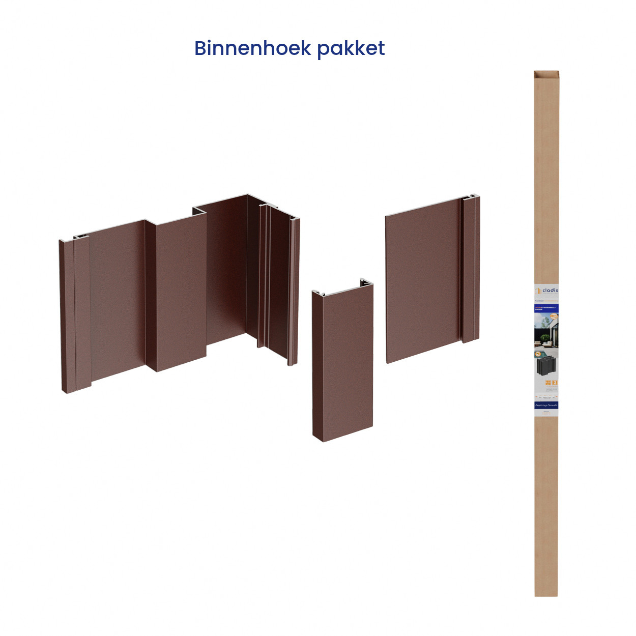 Cladix Aluminium Gevelbekleding Walnootbruin